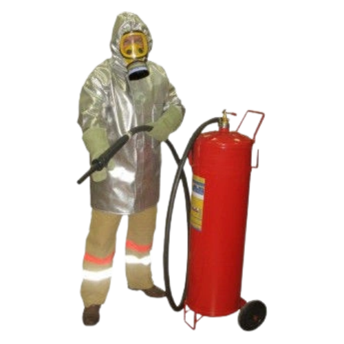 Плащ металлизированный комплекта защитной экипировки пожарного-добровольца Шанс-Д
