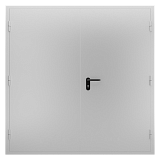 Дверь противопожарная металлическая двупольная EI 60 [1550x2050 мм, глухая]