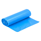 Мусорный пакет в рулоне синий [ПВД, 240 литров]