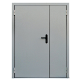 Дверь противопожарная двухстворчатая EI45 1,2 мм (двупольная)