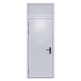 Дверь противопожарная EI 60 (880x2050 мм, без порога, с фрамугой)