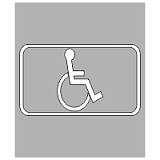 Трафарет для дорожной разметки 1.24.3 "Парковка для инвалидов"