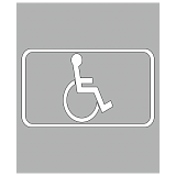 Трафарет для дорожной разметки 1.24.3 "Парковка для инвалидов"