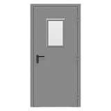 Дверь противопожарная с окном EI60 1,2 мм (однопольная)