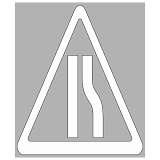 Трафарет для дорожной разметки 1.24.1 "Предупреждающие знаки"